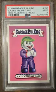 GPK 2016 Disg-Race White House -JOKER's TRUMP CARD #132- *PSA 9* Mint & RARE - Picture 1 of 2