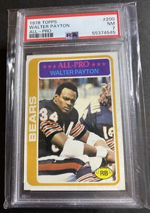 Walter Payton 1978 Topps #200 All-Pro - PSA 7 NM - Picture 1 of 8
