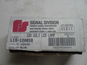 1 SIGNAL DIVISION LED-120BSB 120V BLU LED LP - Bild 1 von 3