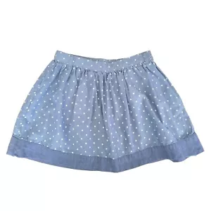 Gymboree Girls Blue Skirt with White Polka Dots Size 6 NWOT - Picture 1 of 6