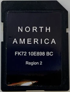 LAND ROVER / JAGUAR NAVIGATION SD CARD FK72 10E898 BC NORTH AMERICA REGION 2 - Bild 1 von 1