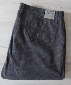 ALBERTO ROB COLOUR CHECK HOSE W 34 38 L 32 blaugrau kariert 085 *NEU* 129,95€ - Bild 1 von 4