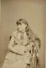 MOYEN ORIENT EGYPTE  Circa 1885 Actrice Grecque d' Alexandrie