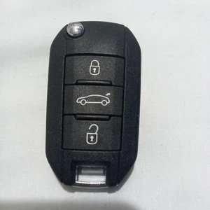 LLAVERO ORIGINAL CITROEN ABATIBLE 3 BOTONES MANDO A DISTANCIA INTELIGENTE 980239468000 PROBADO Y FUNCIONANDO - Imagen 1 de 3