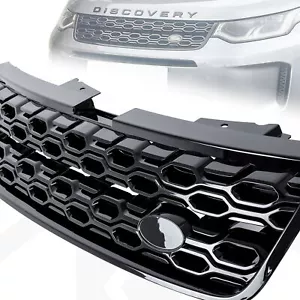 Rejilla delantera para Land Rover Discovery Sport 2019-en negro brillante L550 lavado de cara - Imagen 1 de 7