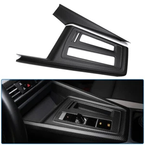 Kohlenfaser Mittelkonsole Getriebeabdeckung für VW GOLF 8 GTE R Line Golf R-B - Picture 1 of 8