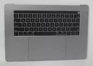 B661-13163 Apple Palmrest Macbook Pro 15 2019 Space Gray W/Touchbar "GRADE A" - Picture 1 of 1