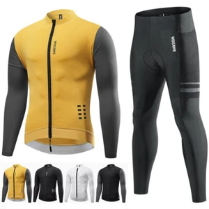 Men's Cycling Long Sleeves Jacket Breathable Bicycle Top Quick Dry Cycling pants - Picture 1 of 44