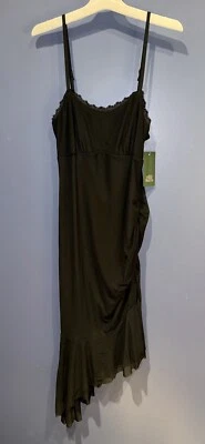 Vestido negro mediano Wild Fable para mujer malla sin mangas, forrado, ajustable nuevo con etiquetas Foto 1 de 4