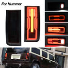 Smoked LED Tail Light Reverse Parking Turn Signal Lights for 03-09 Hummer H2 SUV