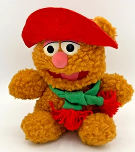 Baby Fozzie Bear 7” Christmas Plush 1987 Muppets Jim Henson McDonalds Toy - Picture 1 of 9