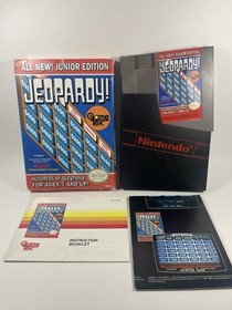 Jeopardy Junior Edition (Nintendo Entertainment System, NES 1989) Complete CIB