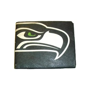Seattle Seahawks Paper Material Wallet Nfl New - Picture 1 of 4