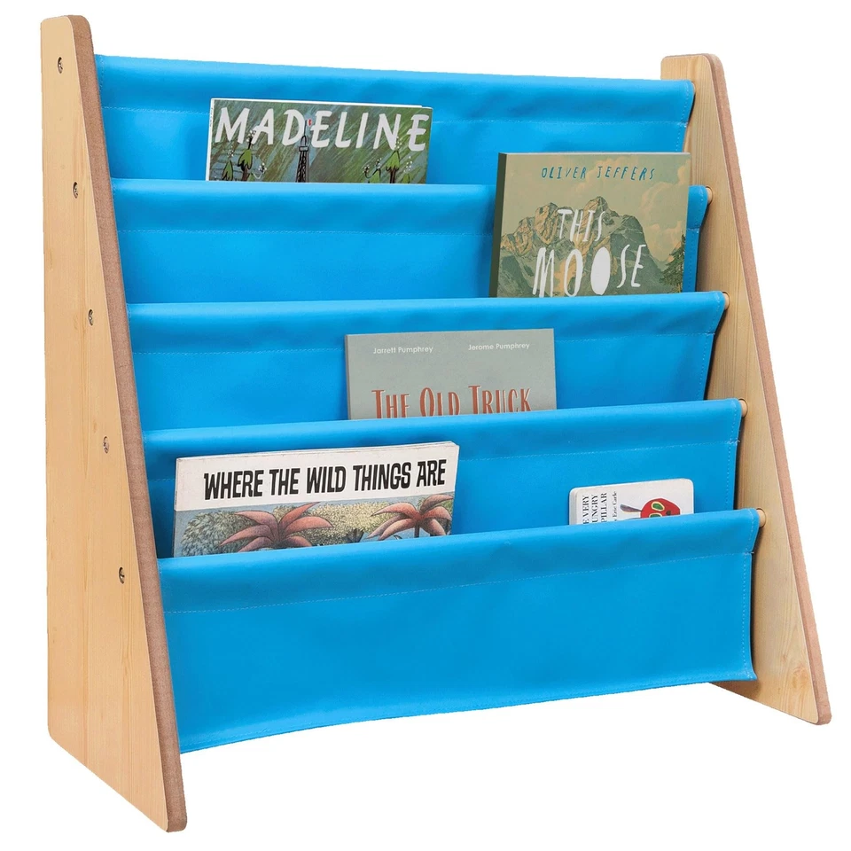 Estantería de cuero vegano para niños - Premium fácil limpieza cabestrillo lona diseño... Foto 1 de 4