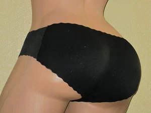 BUTT ENHANCER BIKINI BOOSTER Seamless Low rise MOLDED PADDED PANTIES UNDIES S-XL - Picture 1 of 10