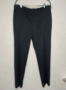 Brooks Brothers Men's 38 x 32 Dark Gray Solid Wool Dress Pants WORN ONCE - Picture 1 of 10