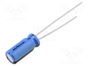 Kondensator: elektrolytisch 470uF 6,3VDC Ø8x11,5mm THT 20% UKA0J471MPD Elektr - Bild 1 von 1