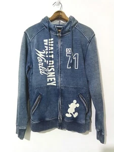 Disney Mickey Mouse Pullover Full Zip Grafik Hoodie Sweater Disneyworld Small - Bild 1 von 13