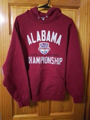 Sudadera con capucha Alabama 2013 BCS Championship suéter mediano para hombre Foto 1 de 4