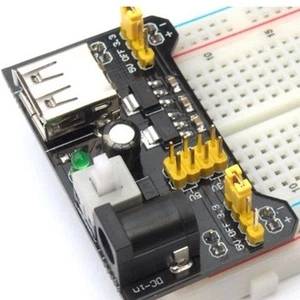 Breadboard Power Supply Unit Module 3.3V 5V Adj Bread Board USB on off switch UK - Imagen 1 de 3