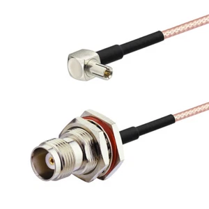10x TNC Female to TS9 Antenna Adapter Cable 6" for 4G LTE Huawei Sierra Wireless - Zdjęcie 1 z 4