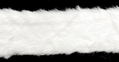 BBTRIMSANDRIBBON 2" White Faux Fur Trimming - 5 Continuous Yards!