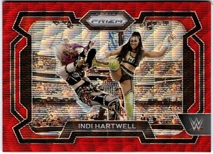 Indi Hartwell 2024 Panini Prizm WW Red Wave Prizm #80 WWE Raw - Bild 1 von 2