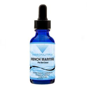 Absonutrix französischer maritimer Kiefernrindenextrakt 4 Unzen 590 mg Antioxidans Made in USA