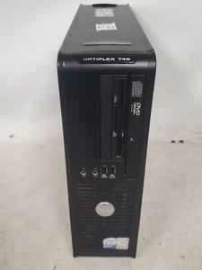 Vintage Gaming Dell OptiPlex 745 4GB Intel Core 1.86GHz Desktop Computer No HDD - Picture 1 of 8