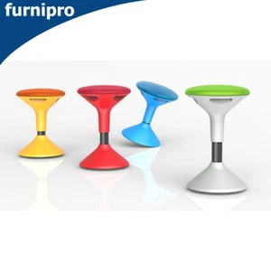 New Stylish Jari ActivStool Adjustable Wobble Stool Blue, White, Red, Yellow - Picture 1 of 11