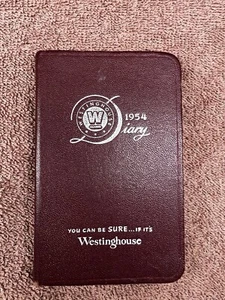 1954 Westinghouse Pocket Journal, Original Antique, No Writing Inside - Picture 1 of 9