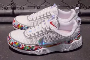 Nike Air Zoom Spiridon 16 NIC QS bandiera internazionale taglia 8 AO5121-100 molto rare! - Foto 1 di 6