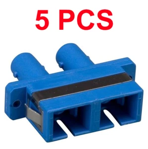 (5-PCS) ST to SC Multimode Duplex Fiber Optic Adapter - Picture 1 of 1