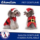 Pet Dog Santa Suit Cat Christmas Holiday Costume Outfit in Small to XL