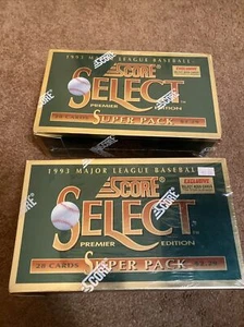 1993 Score Select Baseball Hobby Box. Sealed. - Picture 1 of 12