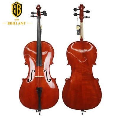 Brillant Cello Half 1/2 Size Comes with Bag, Bow and Rosin Premium Student Cello - image 1 of 4