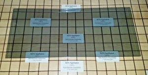 Thermador CT130 CT230 CT127 CT227 + Oven Door Glass Grey 486967, 14-31-962 - Picture 1 of 2