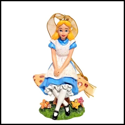 Disney Alicia en el País de las Maravillas Adorno Danbury Como Nuevo Árbol de Navidad Decoración Foto 1 de 4