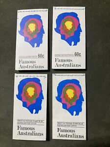 AUSTRALIA 1970 Famous Australians (2) 60c (2) $1.20, booklets MNH SG SB46-48.