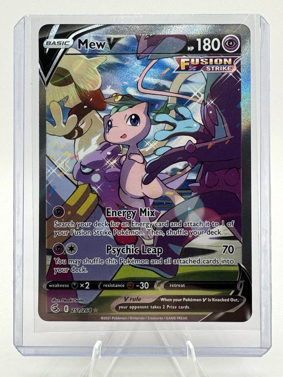 Mew V Pokémon TCG Cards for sale | eBay