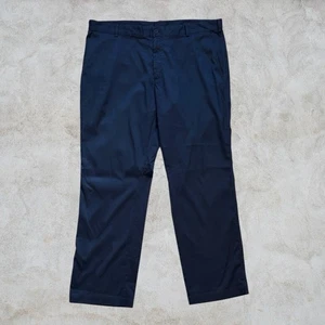 Herren Nike Golf Navy Hose Größe 40x32 Taschen Swoosh Vintage Tiger Woods Ära - Bild 1 von 5