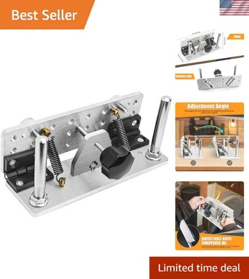 Plantilla de afilado de cuchillos ángulo ajustable amoladora de correa cuchillo herramienta de biselado pequeño - Imagen 1 de 4