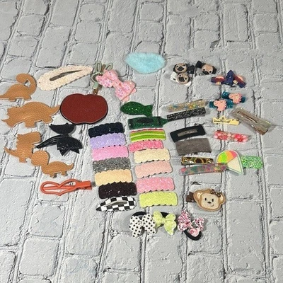 Pinzas para el cabello niñas accesorios lote de 47 piezas Foto 1 de 4