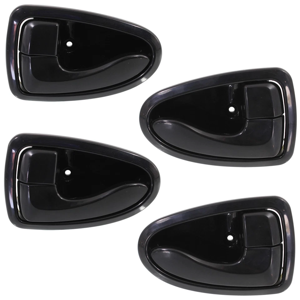 Juego de 4 manijas de puerta interiores delanteras o traseras lado conductor y pasajero izquierdo derecho Foto 1 de 4