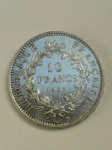 10 Francs Silver 1967 France - Picture 1 of 2