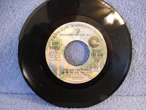 Deep Purple, You Can't Do It Right, Warner Bros. PRS 8049, 1974, Hard Rock PROMO - Picture 1 of 4
