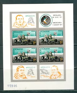 Romania 1971 - Mi BL89 unperforated - Mint - 250 Euro. - Picture 1 of 1