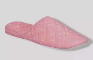 Charter Club NWT size 11-12 slippers quilted memory foam, pink house shoes - Picture 1 of 6