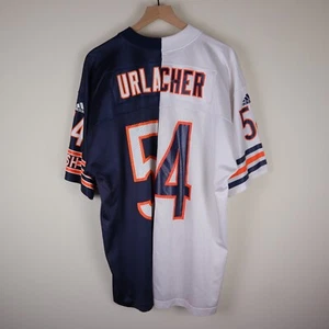 Vintage Chicago Bears Brian Urlacher Home & Away Split Adidas Jersey 2X 27x31.5 - Picture 1 of 22