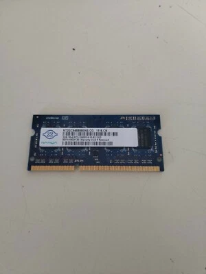 NT2GC64B88B0NS-CG NANYA LAPTOP MEMORY  2GB DDR3 1RX8 PC3-10600S-9-10-B2(CA68) - Image 1 of 2